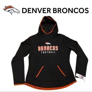 Denver Broncos Football Women’s Ribbed Hoodie • NWT